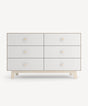 Sparrow 6-drawer dresser in modern design, spacious storage for baby or kids' room