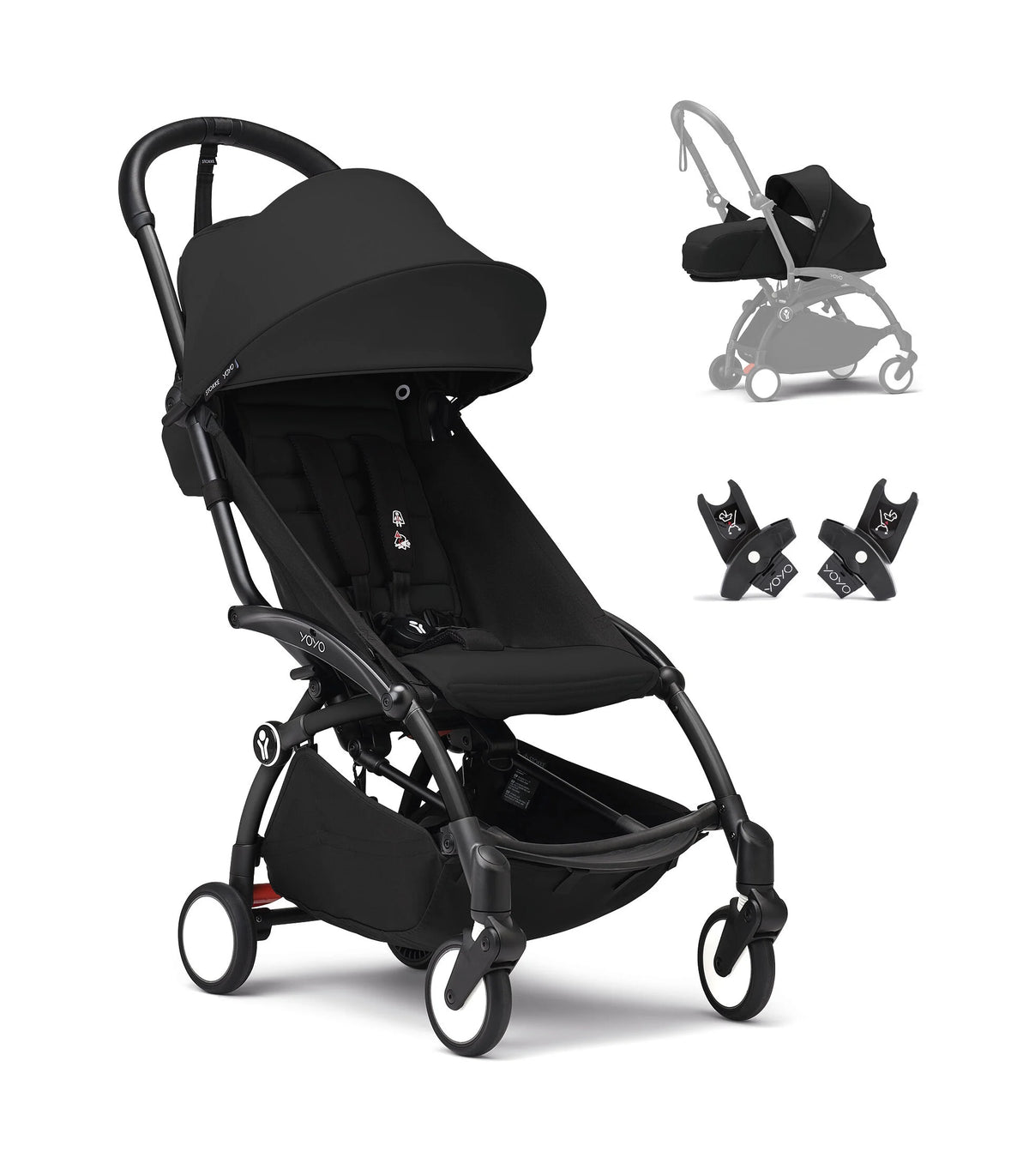 Stokke® YOYO³ Stroller with Newborn Pack and 6+ Months Color Pack