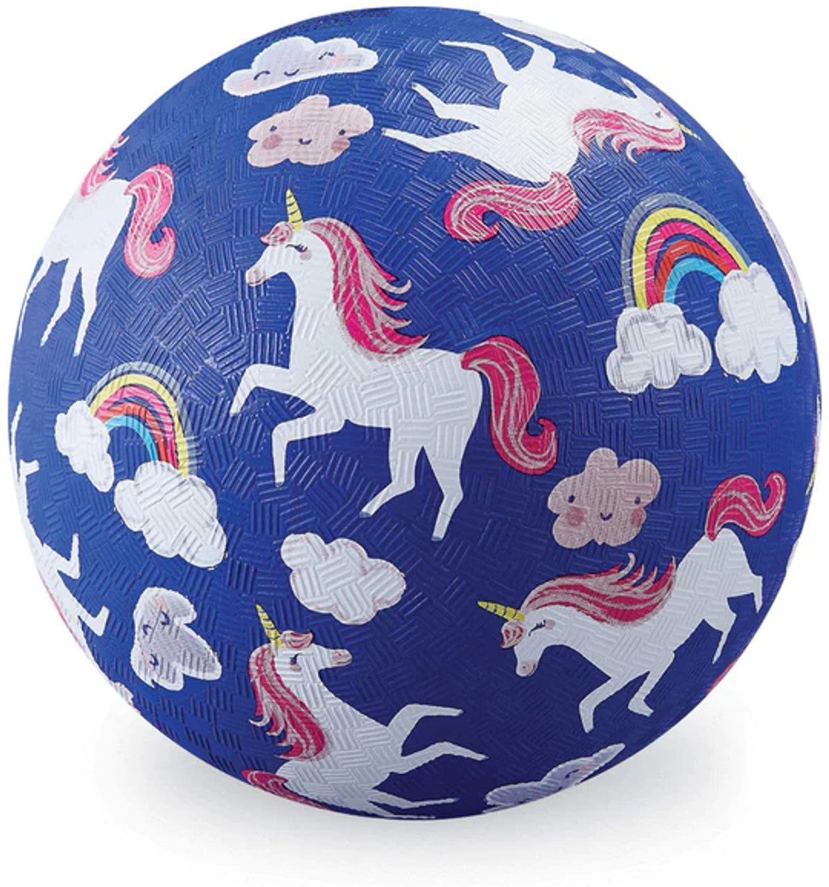 Colorful 5-inch soft rubber ball for toddlers, lightweight and easy to grip. Perfect for indoor play or backyard games (ages 2+).