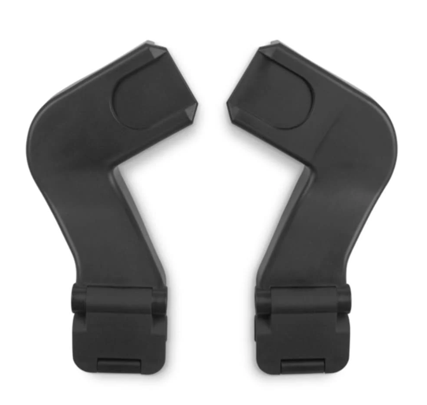 Car seat adapters for UPPAbaby Minu V3 stroller, compatible with Maxi-Cosi®, Nuna®, Cybex & BeSafe brands, easy and secure installation