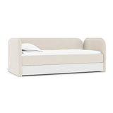 White Enviroleather Trundle Fabric