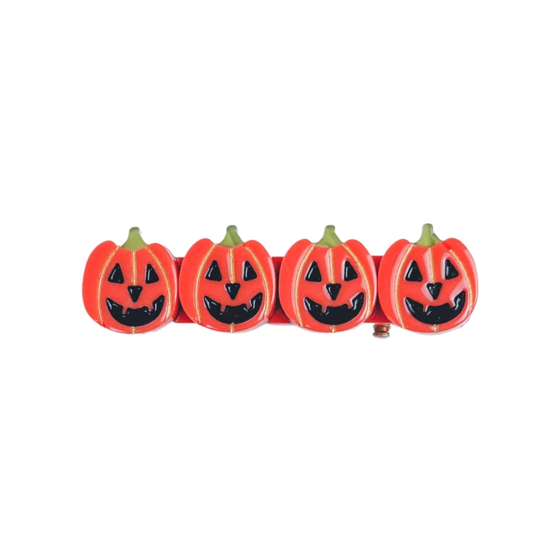 Jack-O-Lantern Hair Clip