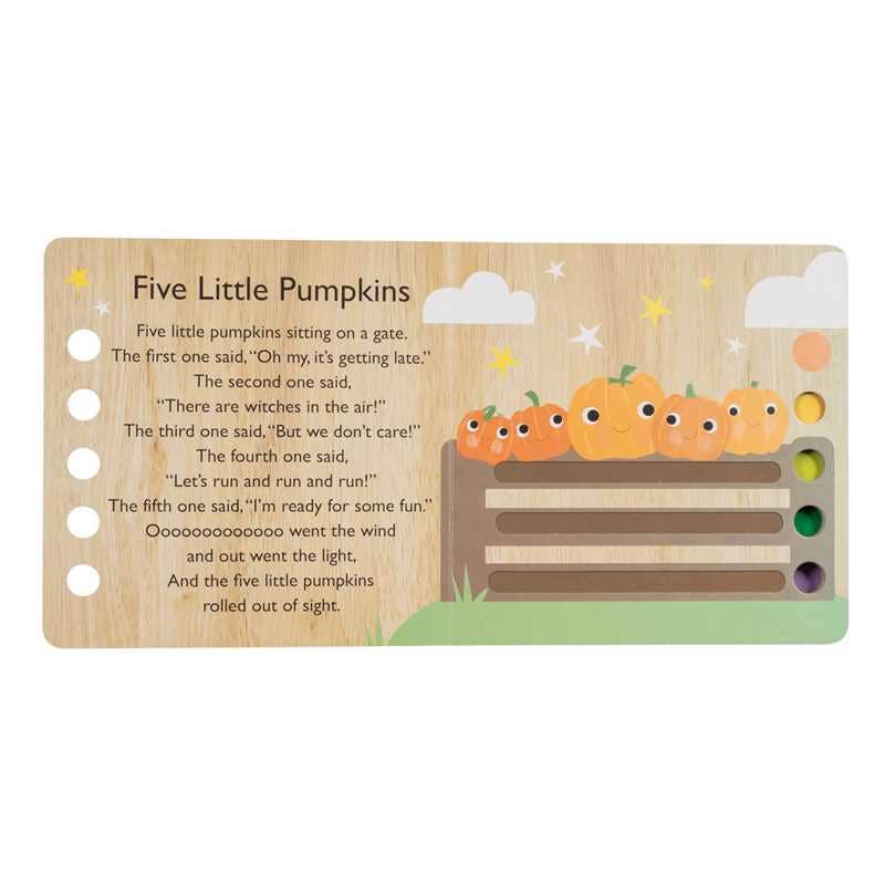 Touch and Trace Nursery Rhymes: Five Little Pumpkins by Editors of Silver Dolphin Books