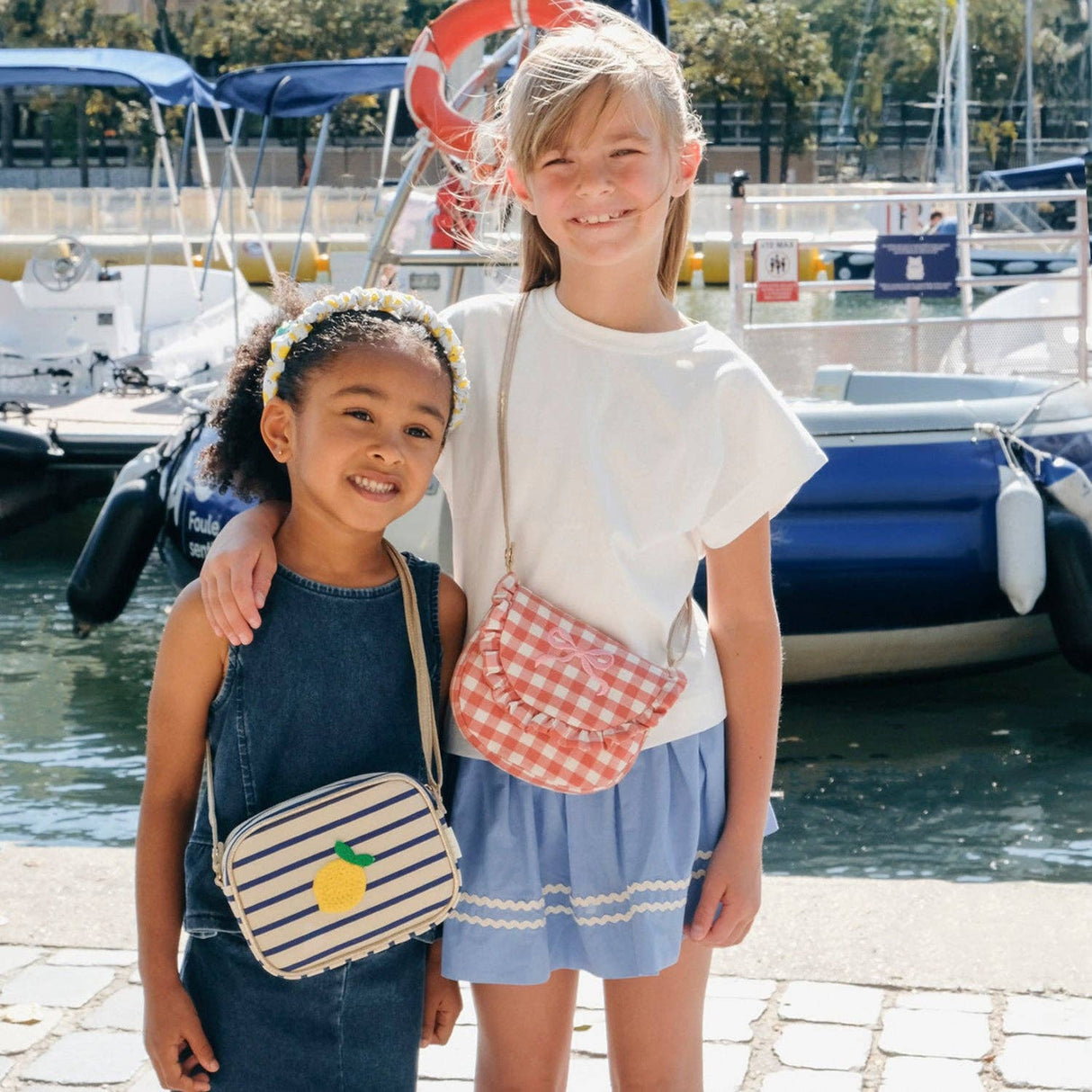 Lemon Drop Stripy Bag