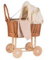 Wicker Pram Eggshell
