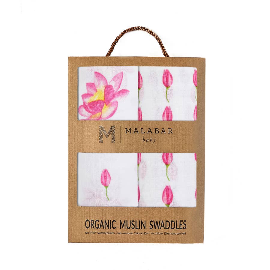 2-PC Swaddle Gift Set: GOTS Certified Organic Cotton Muslin