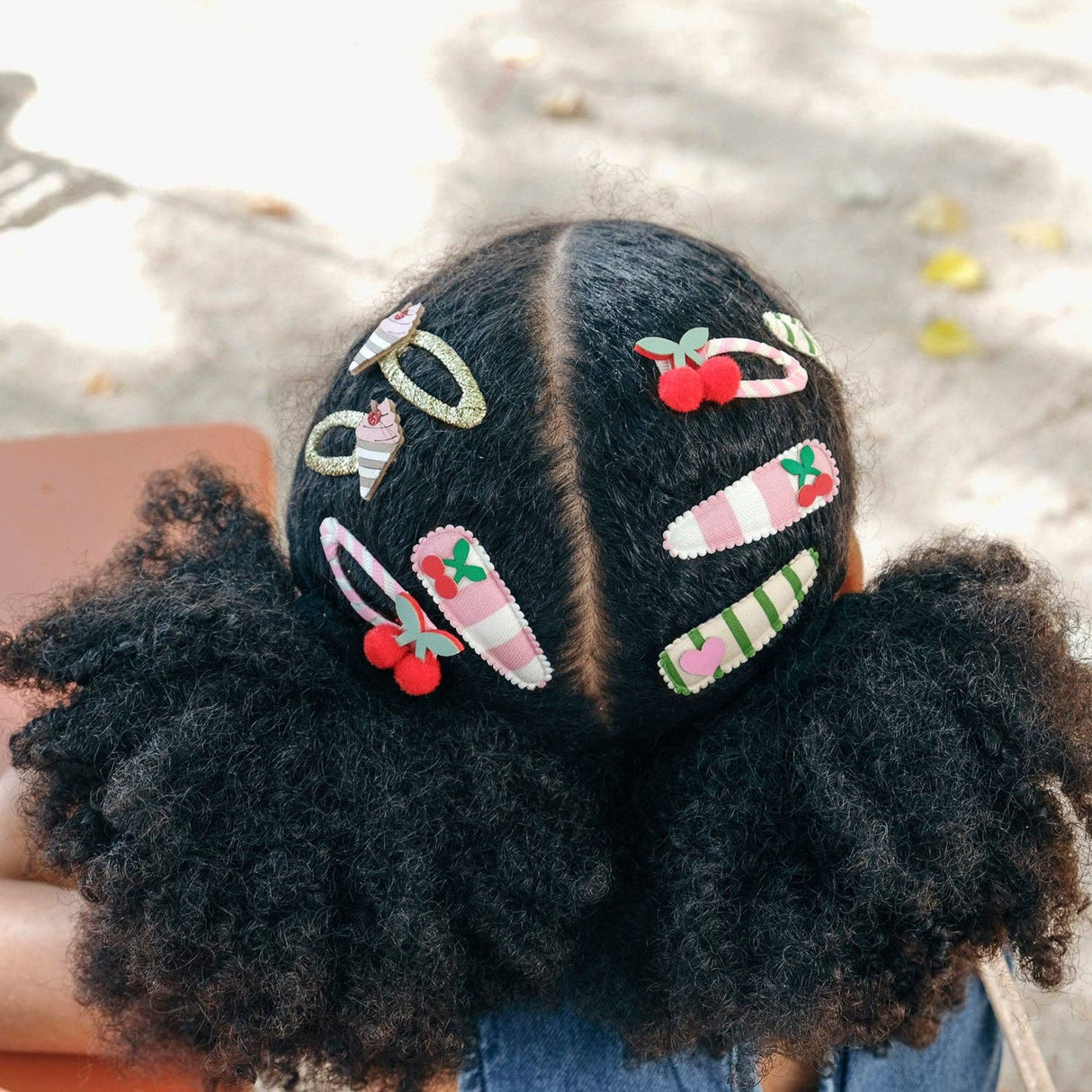 Cherry Kiss Fabric Clip Set