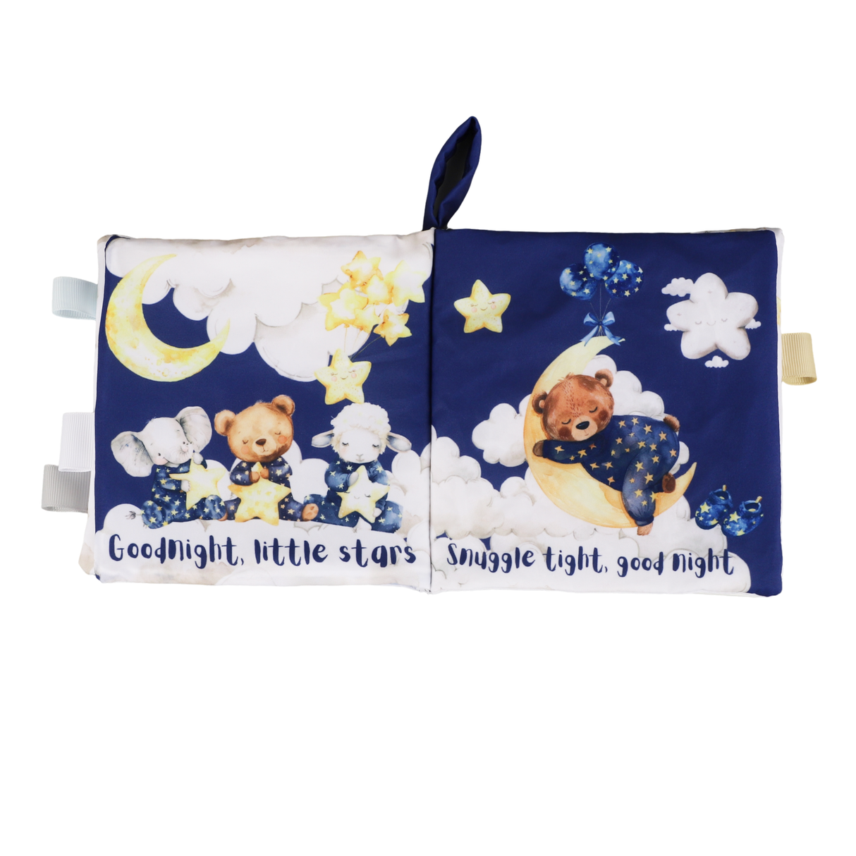 Good Night – 10-Page Crinkle Cloth Book for Babies & Toddler