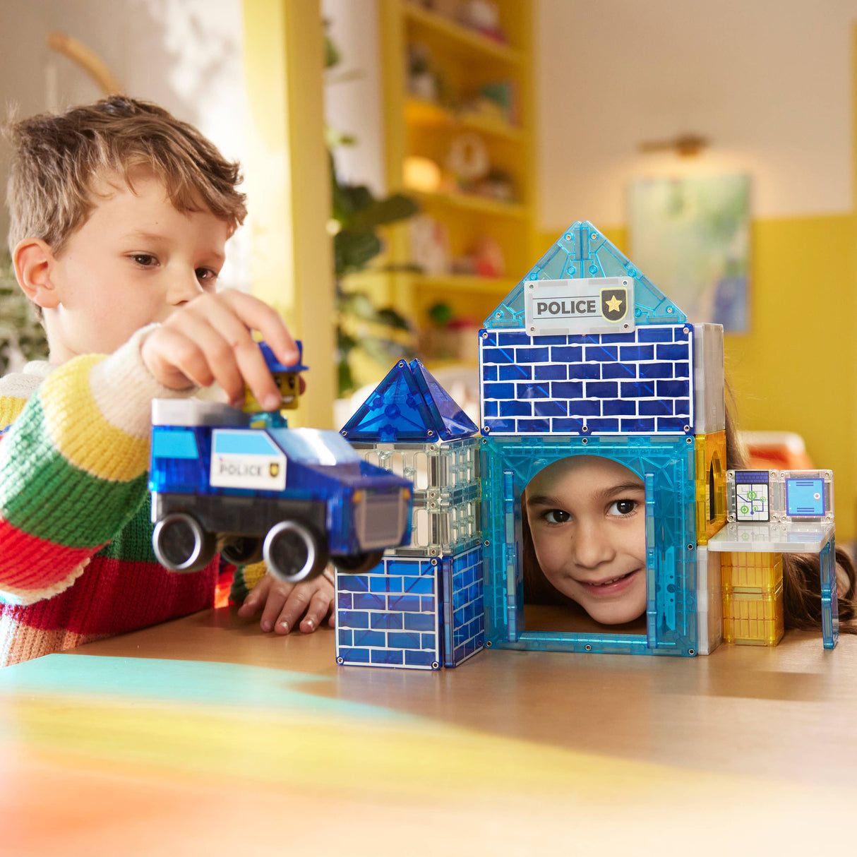 Magna-Tiles Police Station 35-Piece Set