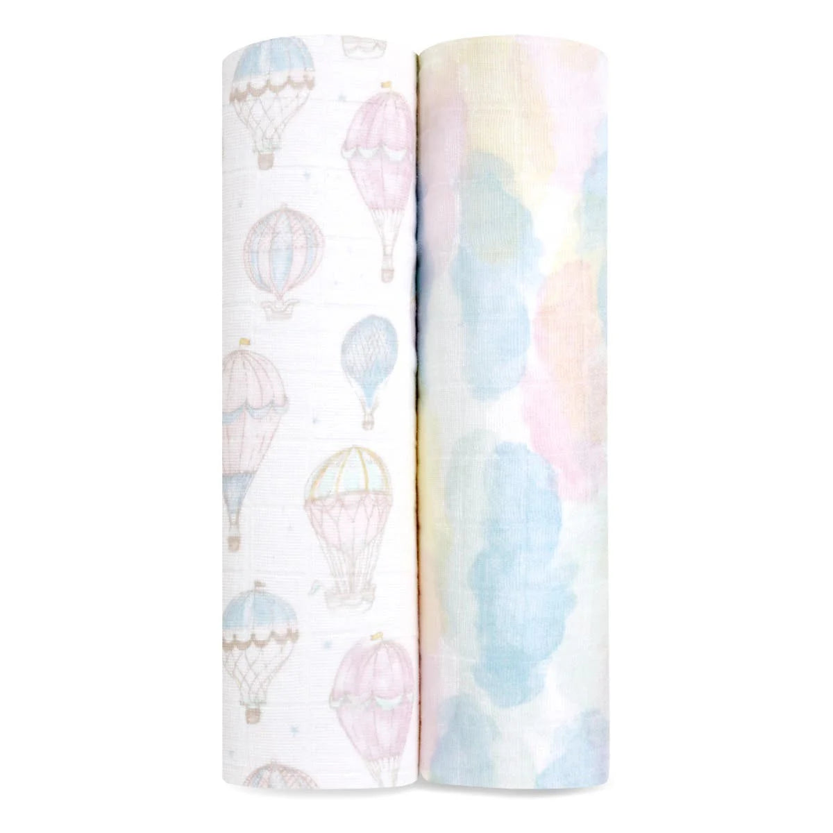 Aden + Anais organic cotton muslin swaddle blanket 2 pack
