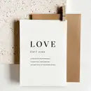 Love Greeting Card