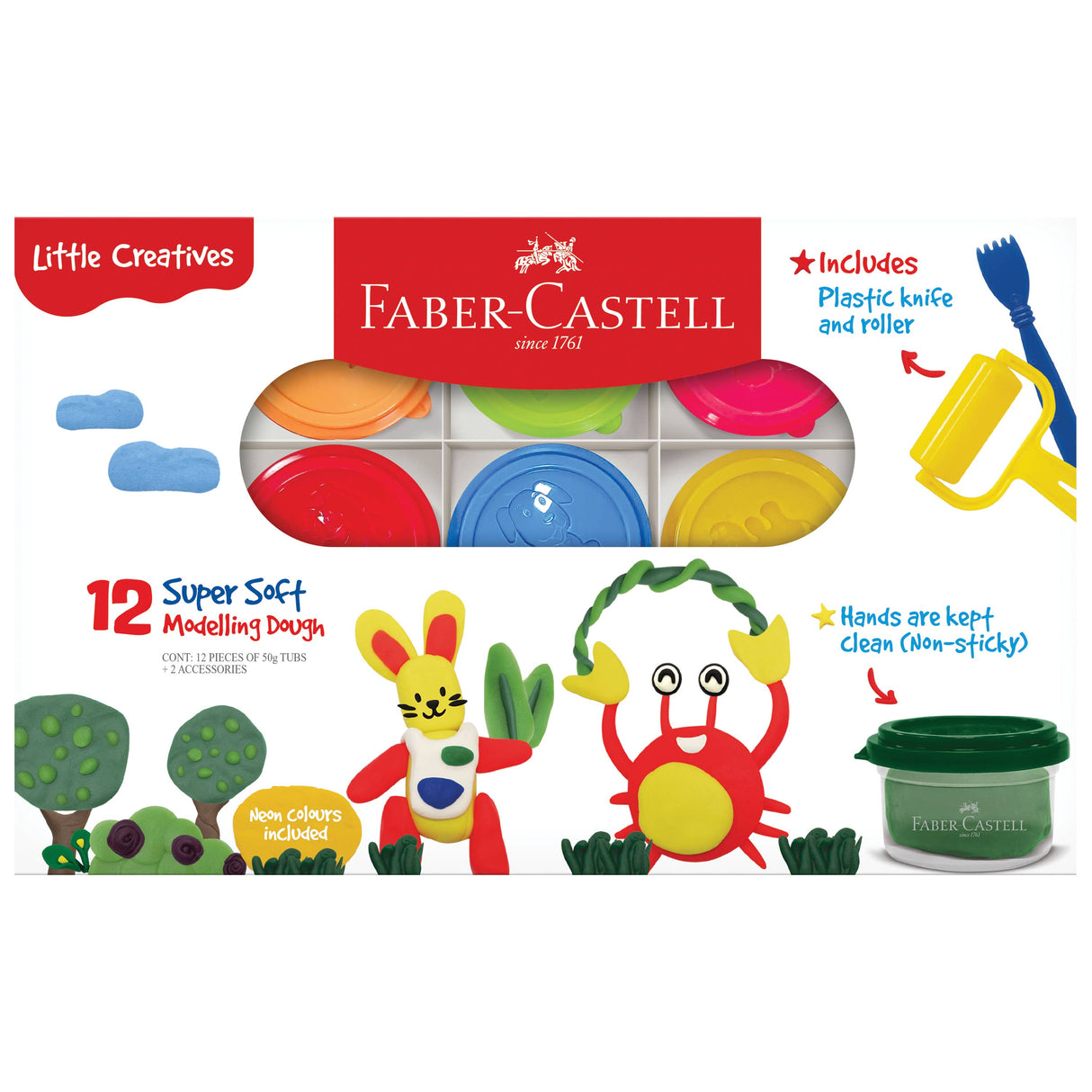 Little Creatives SuperSoft Modeling Dough Set of 12