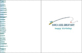 Birthday Greeting Card - Fishing Lures
