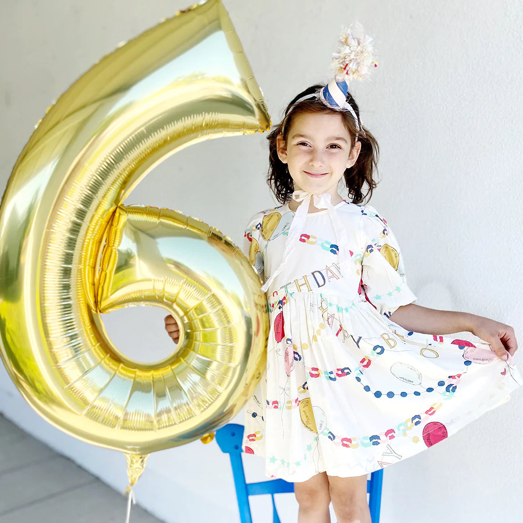 Pink Chicken Brooke Birthday Garland Dress