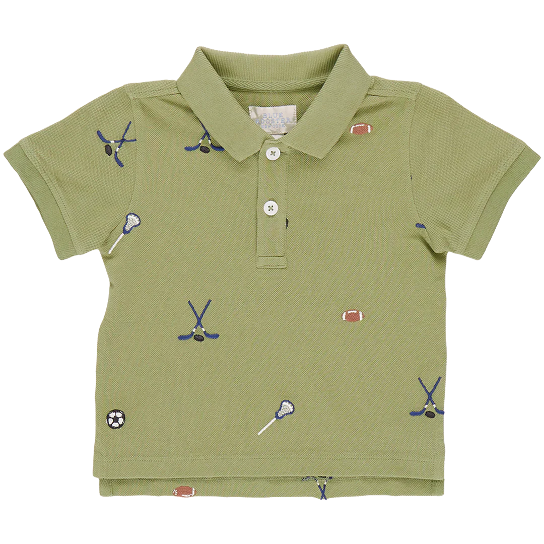 Boys Alec Shirt - Sports Embroidery