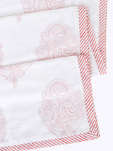 Receiving/Stroller Blanket: Handmade, Block-Printed Cotton