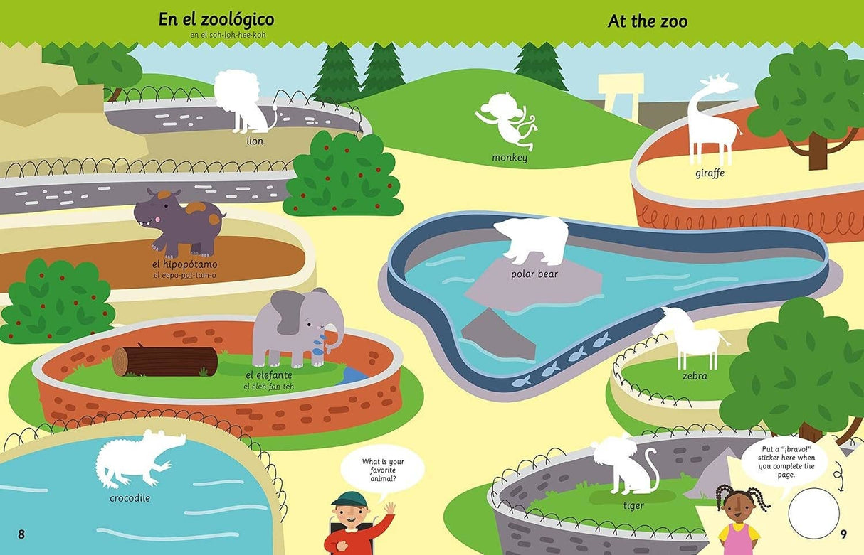 My Spanish Sticker Dictionary - Bilingual