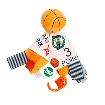 Boston Celtics Basketball Stroller Tag Toy Learning Lovey