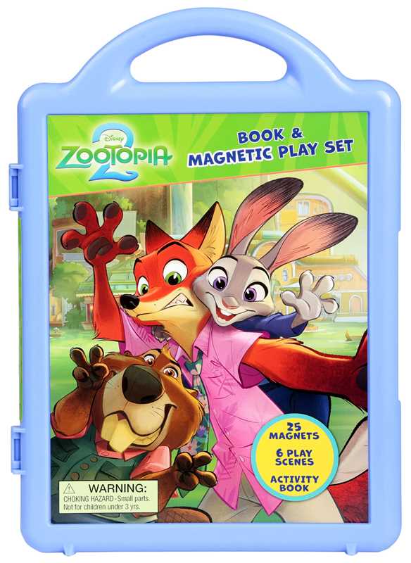 Zootopia 2: Book and Magnetic Play Set by Dienesa Le