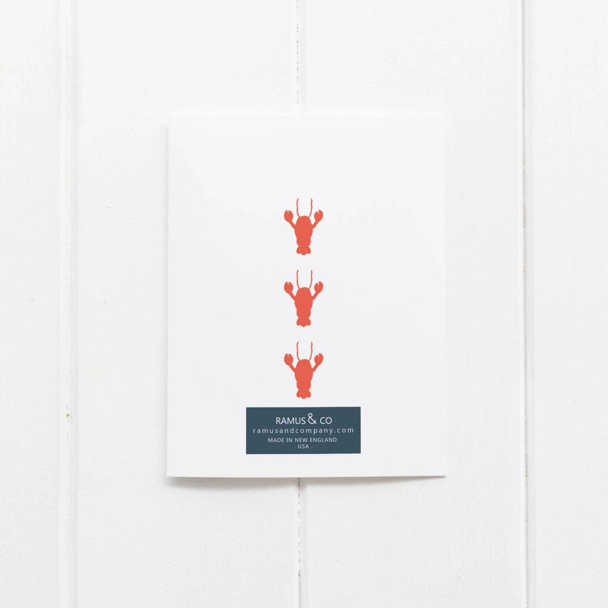 Lobster Sweater Welcome Little One Greeting Card