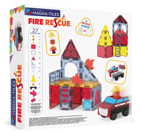 Magna-Tiles Fire Rescue 27-Piece Set