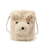 Cute Plush Bear Shoulder Bag Mini Crossbody Bag for Kids