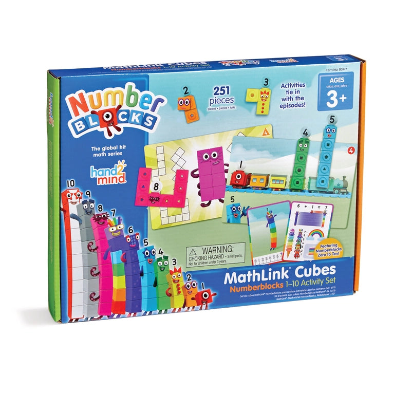 Learning Reasources Mathlink Cubes Numberblocks Set 1-10
