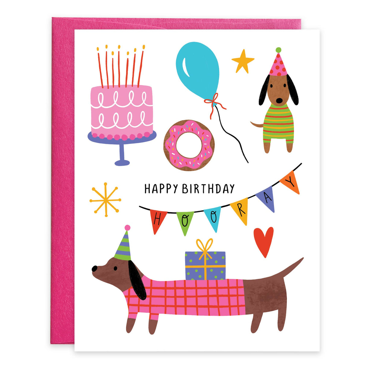 Birthday Greeting Card - Dachshund Birthday
