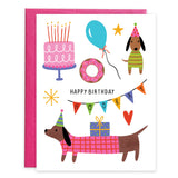 Birthday Greeting Card - Dachshund Birthday