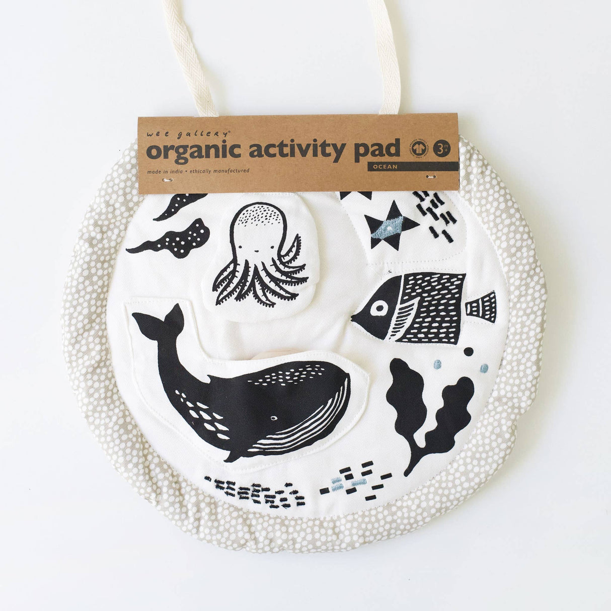 Organic Activity Pad for Baby - Ocean Animals