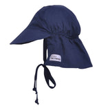Kids UPF50+ Girls and Boys Original Flap Hat with Ties