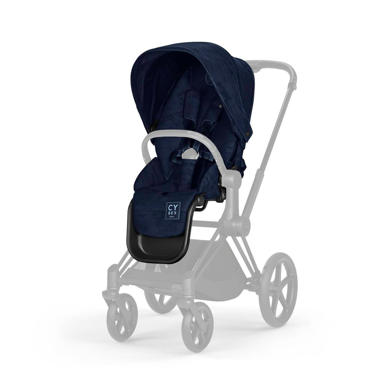 Priam Stroller Rebellious Luxury Denim Blue (Frame + Seat Pack)