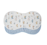 Bamboo Muslin Burp Cloth Set 2-Pack (Autos/Blue)