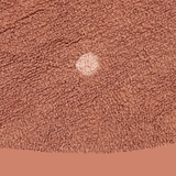 Washable rug Round Dot  Chestnut