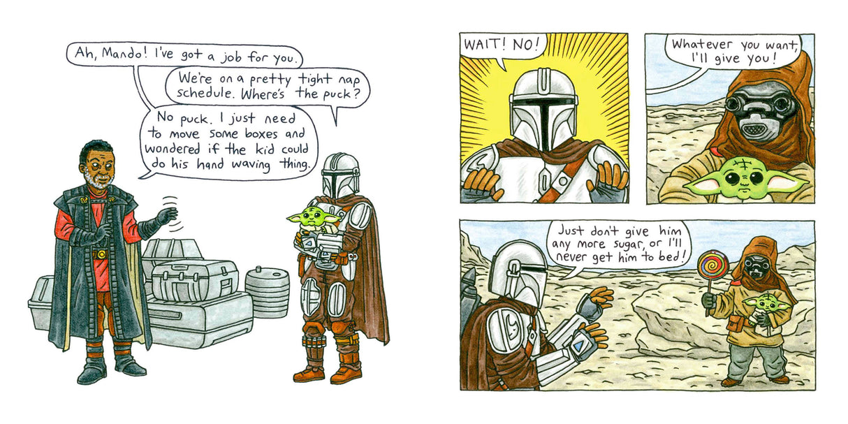 Star Wars The Mandalorian and Child