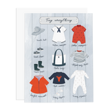 Tiny Everything Boy Greeting Card