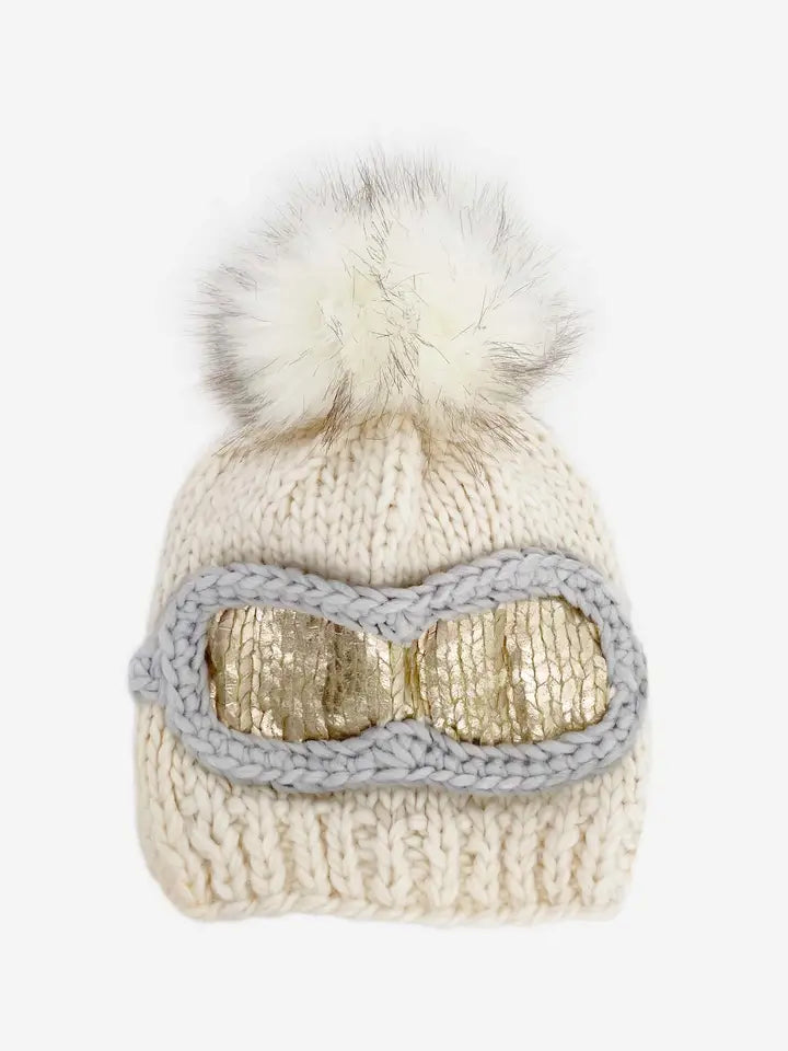 Ski Goggles Hat | Baby & Kids Winter Beanie
