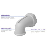 Gray Bathtub Spout Guard