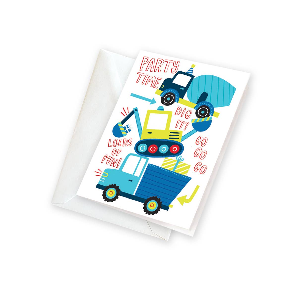 Gift Enclosures - Construction Trucks