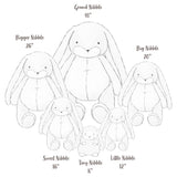 Tiny Nibble 8" Bunny - Almond Joy