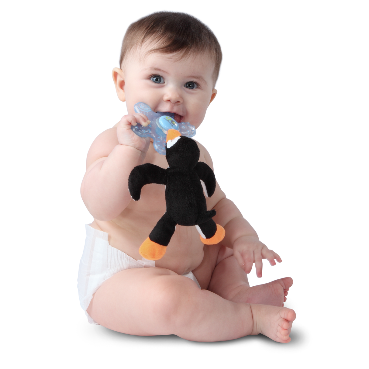 Paci-Plushies Shakies – Puck Penguin