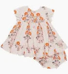 Baby Girls Niley Dress Set - Cloud Bouquet Floral