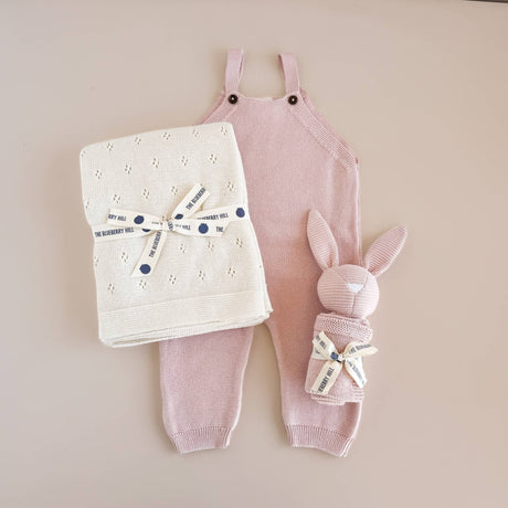 Heirloom Pique Blanket Cream Organic Cotton Baby Gift Summer