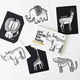 Art Cards for Baby - Safari Animals - Infant Flash Cards