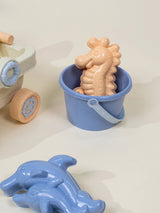 Oversized 6-Piece Wheat Straw Sand Toy Set – Wagon & Accessories