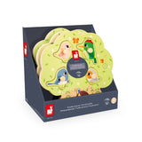 Chunky Wooden Bird Sounds Peg Puzzle