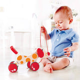 Hape Walk-A-Long Puppy - Pull Along Toy for Babies 12+ Month