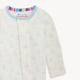 TINY TIDES BL ORG COT MAGNETIC FOOTIE