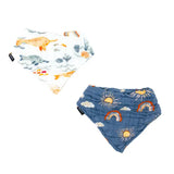 Bebe au Lait Classic Muslin Bandana Bib Set