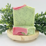 Daisies & Poppies Handmade Soap Bar SPRING COLD PROCESS